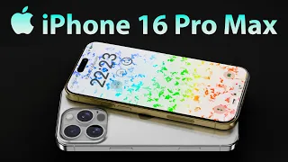 iPhone 16 Pro Max LEAKS - 5 NEW UPDATES for the 2024 LAUNCH!