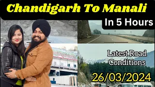 Chandigarh To Manali Road Trip Latest Vlog 2024 | 5 Hours Non- Stop | Ep-1 Mehram Nancy Vlogs