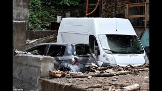 Torrential rains triggers landslides and flooding in Northern Italy | Lake Como landslides