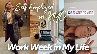 Work Week in My Life: Self-Employed in NYC!