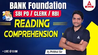 SBI PO | RBI | Clerk | Reading Comprehension | Bank Foundation Class | English | ADDA247 TELUGU
