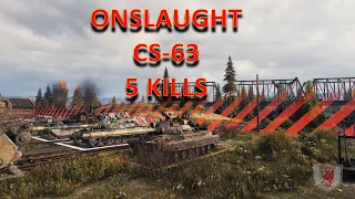 Onslaught Battle Mode. World Of Tanks Replays. 5 Kills