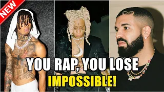 TRY NOT TO RAP 🔥 IMPOSSIBLE! (Drake, NLE Choppa, and More!) 99% FAIL 😳