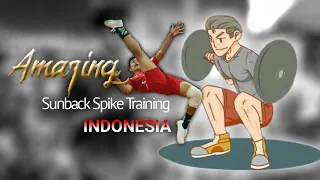Incredible Indonesian Sunback Spike Training | Part 1