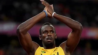 Usain Bolt doesn't win his final 100 meters race on World championships Athletics in London,