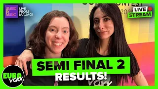 EUROVISION 2024: SEMI FINAL 2 RESULTS AND QUALIFIERS (REACTION) // LIVESTREAM