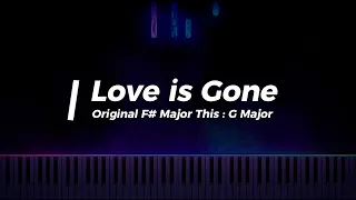 Love is Gone Simple piano tutorial #easy #dylanmatthew #loveisgone #slander #tutorial #piano