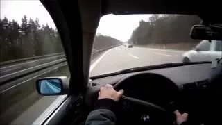 BMW E39 535i Full Speed Highspeed acceleration