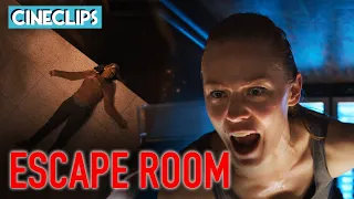 Avoiding Disappearing Floor | Escape Room | Cineclips