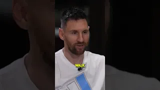The Secret Reason Messi Walks During Games