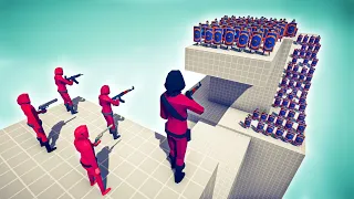 SQUID GAME SOLDIER vs 100x UNITS - 🏹 Totally Accurate Battle Simulator TABS