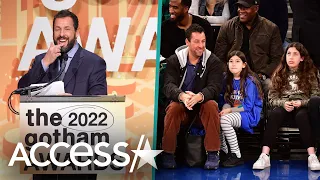 Adam Sandler Delivers Hilarious Speech Written By His Teenage Daughters At 2022 Gotham Awards