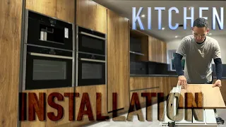 2 colours kitchen details installation FULL JOB ✅