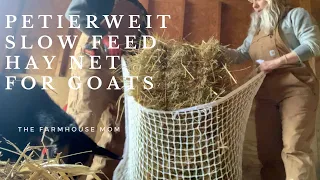 Petierweit Slow Feed Hay Net for Goats