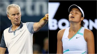 John McEnroe Doubful on Emma Raducanu's french Open