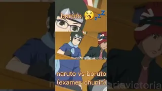 exames chunin naruto vs boruto #shorts #anime #edit #naruto #boruto