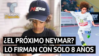 ¿El próximo Neymar? Nike lo firmó ¡con solo 8 años! | Telemundo Deportes