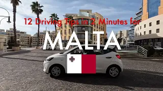 12 Driving tips in 2 min for Malta 🇲🇹