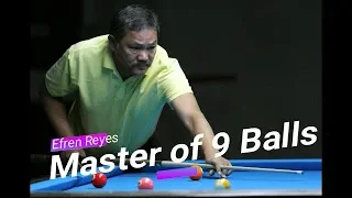 Efren Reyes Amazing Skills 2018 - Master Class Learn how to play correctly