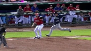 SEA@TEX: Out call at first overturned in the 2nd