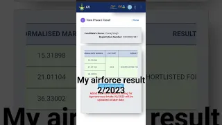 #airforce #result #airforceresultupdate #phase2 #army #agniveer