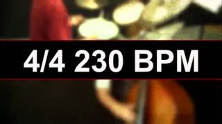 🔴 230 BPM Drums and Double Bass Metronome