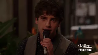 The Fosters   Season 5, Episode 8  Brandon & Grace Sing To Mike  “Father and Son”   Freeform   YouTu