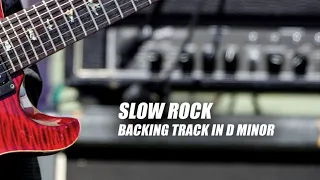 Slow Rock Ballad Guitar Backing Track D Minor