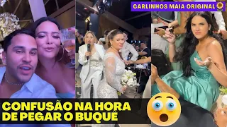 QUEM PEGOU O BUQUÊ | ELES ESTÃO A OITO ANOS JUNTOS | A REAÇÃO DE EMILY GARCIA 😂😂 | CARLINHOS MAIA 🌻