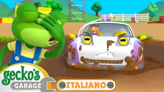 Attenzione con il fango! | Cartoni animati |🐸 Garage di Gecko italiano｜