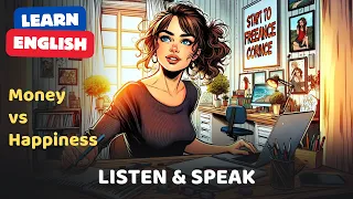 Money vs Happiness | Improve Your English | English Listening Skills - Speaking Skills