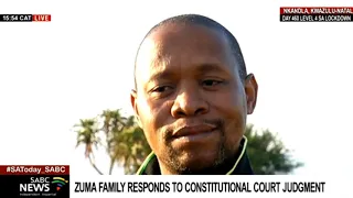 Edward Zuma briefs the media following Constitutional Court ruling