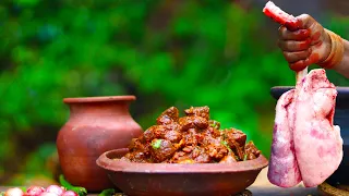 Village Style Mutton Lungs Fry |ஆட்டு நுரையீரல் வறுவல் | Nurai Eeral Gravy Recipe in Tamil