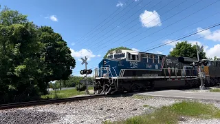 Happy Train Day! CSX M575 Heading South With CSXT3194 Leading in Portland, TN on 5/11/24.