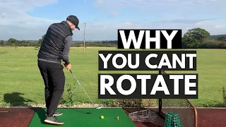 WHY YOU CAN’T ROTATE IN THE DOWNSWING - 3 moves to AVOID that will STALL OUT your rotation