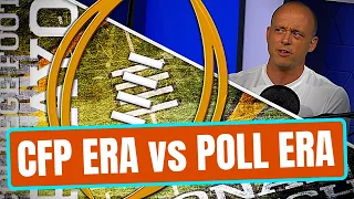 Josh Pate On CFB Playoff Era vs Poll Era (Late Kick Cut)