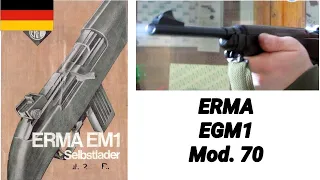 aus der Waffenkammer: ERMA EGM 1 Mod. 70 Gewehr .22 lfb / Kleinkaliber M1 Carbine / EGM1 lr EM1