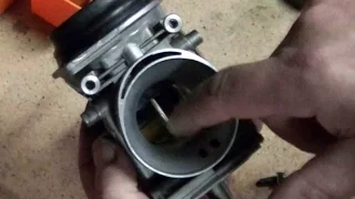 How to remove Main Needle Jet / Emulsion Tube from Mikuni BST36SS Carby Disassembly.
