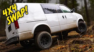 4x4 Swap for Astro and Safari! // Conversion Explanation and Install // Journey's Offroad - Part 5