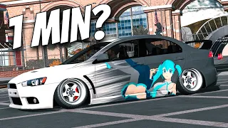 How To Make Anime Design In One Minute | Car Parking Multiplayer