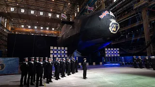 6th Astute class submarine, HMS Agamemnon formal naming ceremony