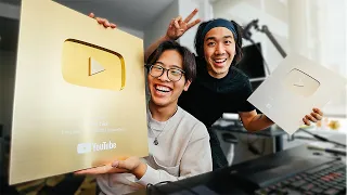 stealing my friend's gold play button