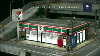 BUILD A SEVEN ELEVEN DIORAMA || FOR HOT WHEELS 1/64