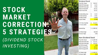 Stock Market CORRECTION: 5 Dividend Strategies