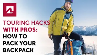 Touring Hacks with Pros: How to pack your backpack for safety reasons