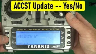 FrSky's ACCST Update - should you?