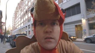 10 Hours of Walking in NYC as a Thanksgiving Turkey