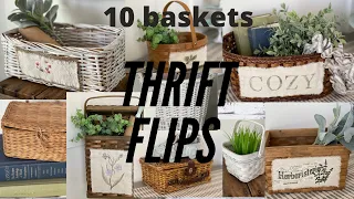 Thrift Flips ~ Thrift to Treasure ~ 10 Baskets