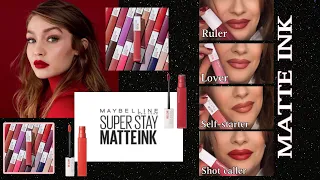 MAYBELLINE SUPER STAY MATTE INK 💄✨Top Most 4 Gorgeous ￼Colors ♥️