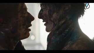 Eliott and Lucas Real Love   Jackson Pollock Paint Scene